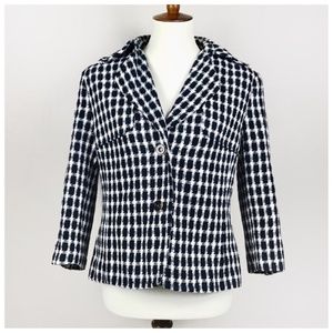 New York & Company Tweed Peplum Blazer Jacket